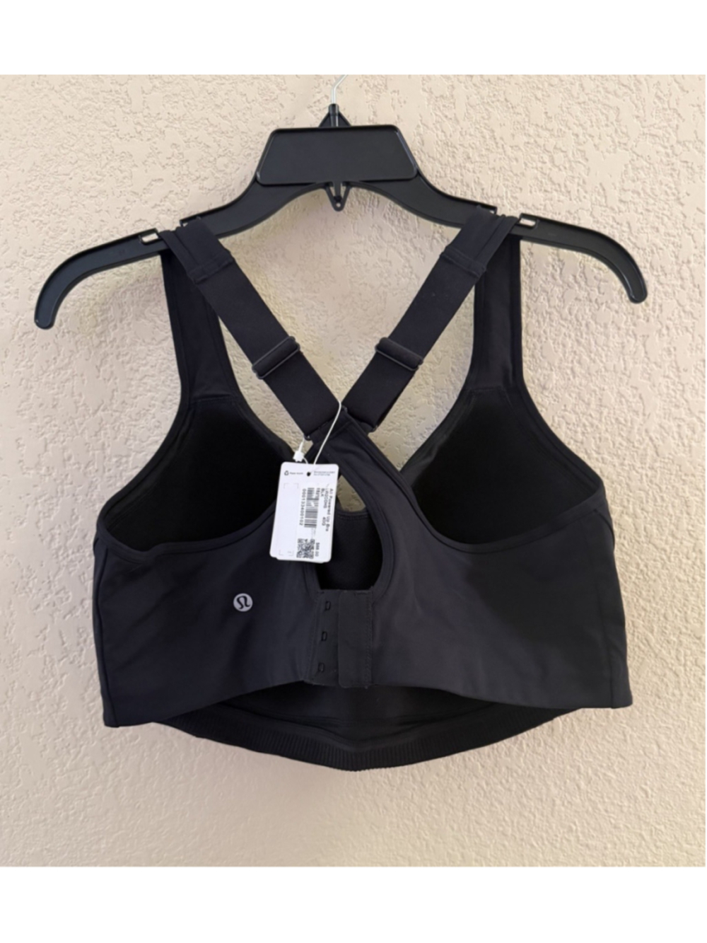 LULULEMON ALL POWERED UP BRA BLACK COLOR SIZE 40G - Picture 3 of 11